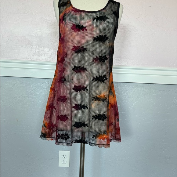 Free People intimates mesh mini Slip Women’s dress size Large - Picture 3 of 10